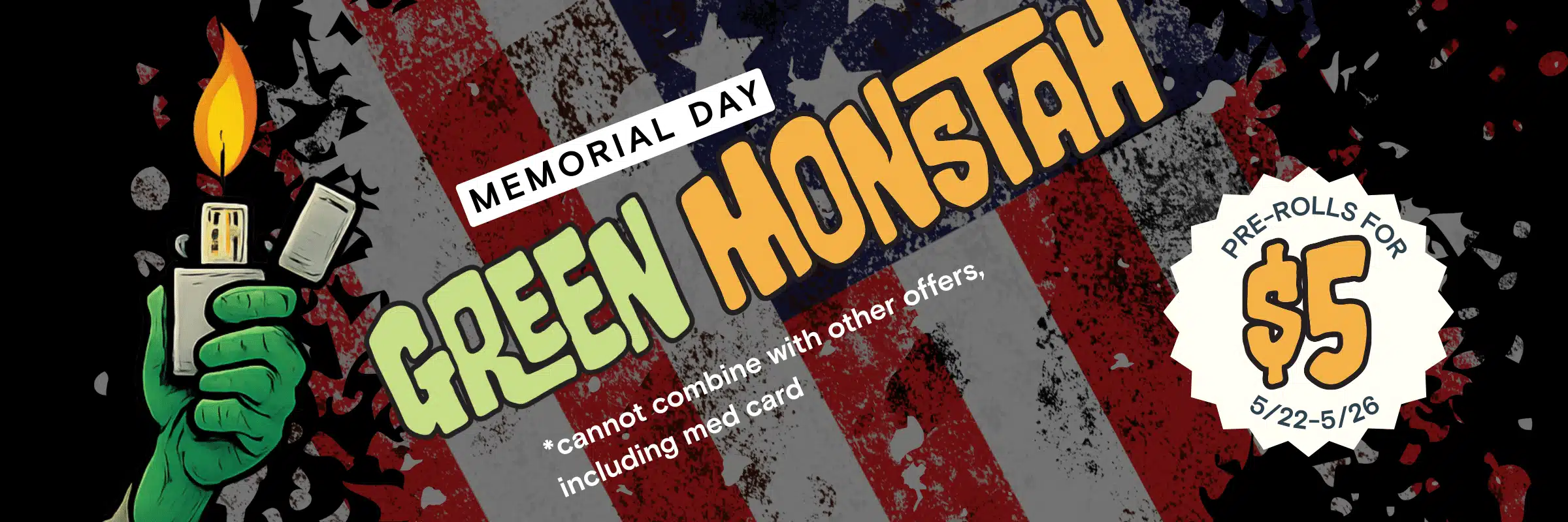 Green Monstah banner