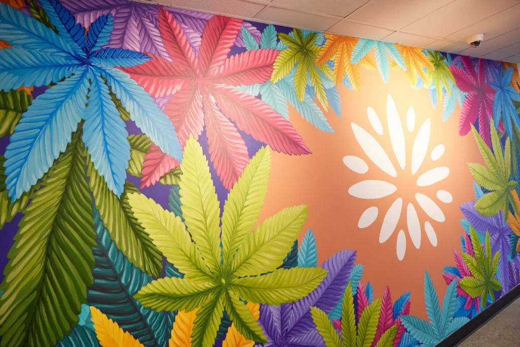 Melrose interior mural