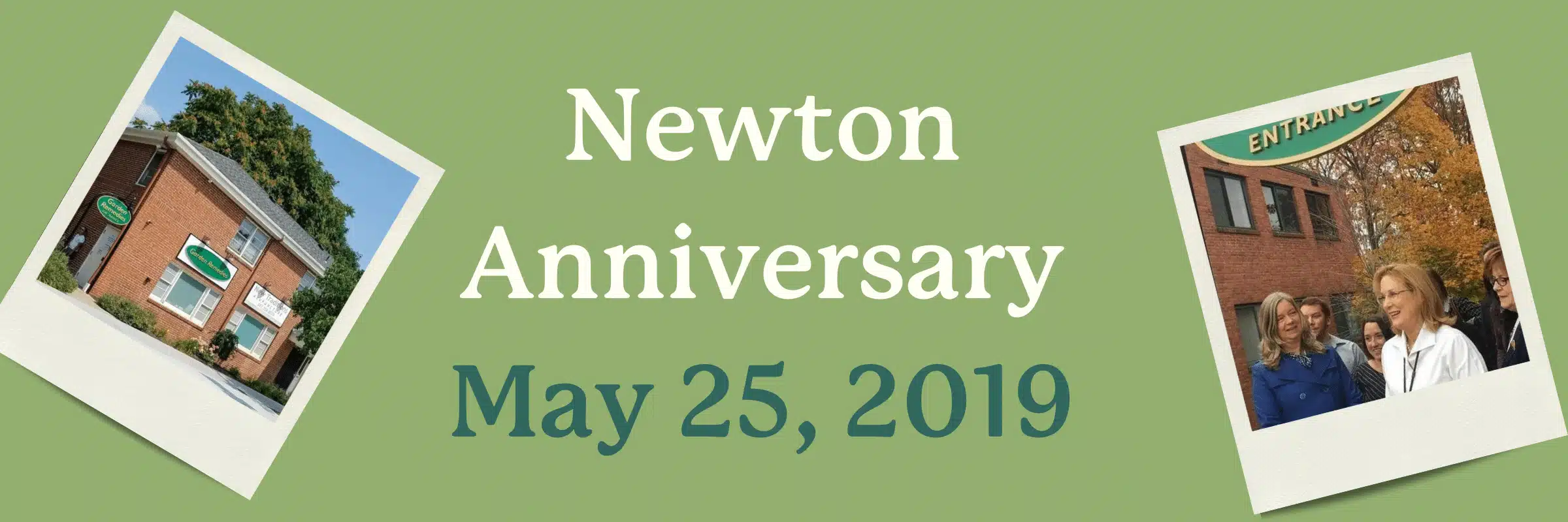 Newton Anniversary banner