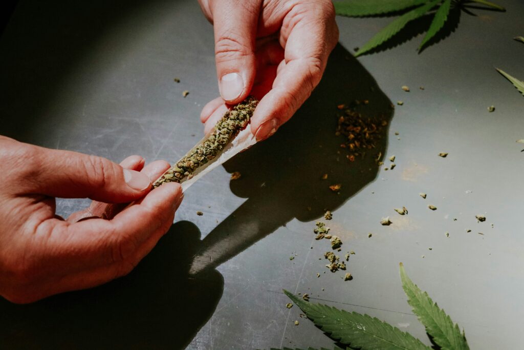 Quality hand-rolled joints.