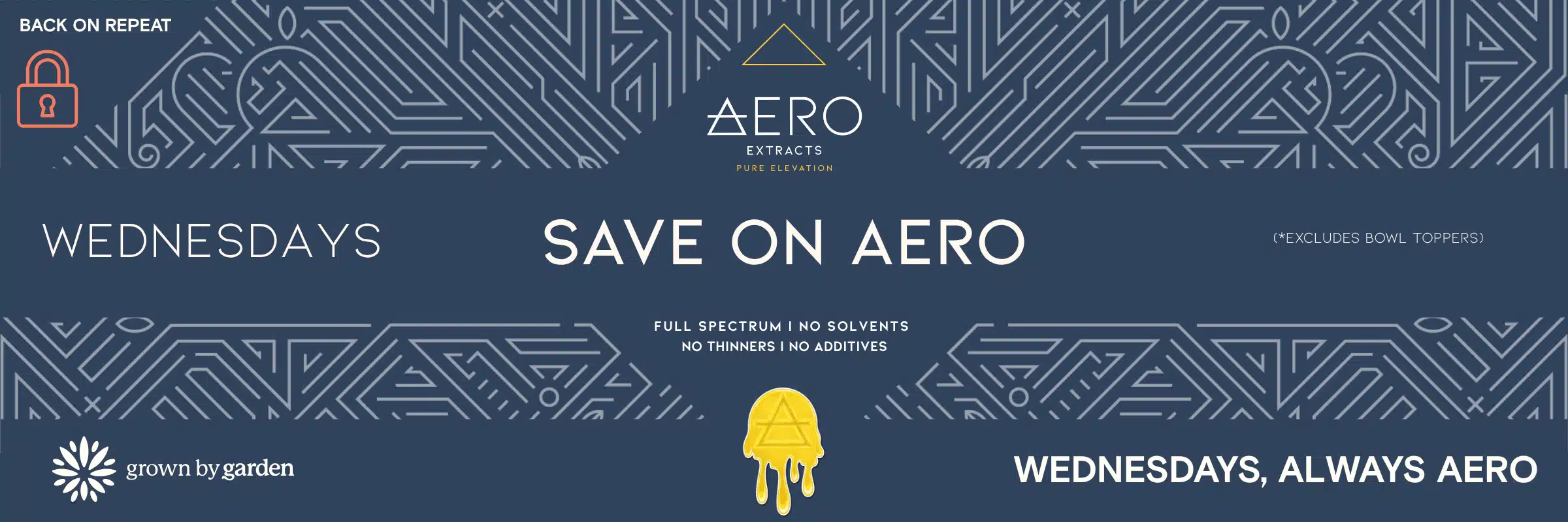 Save on Aero products on Wednesdays