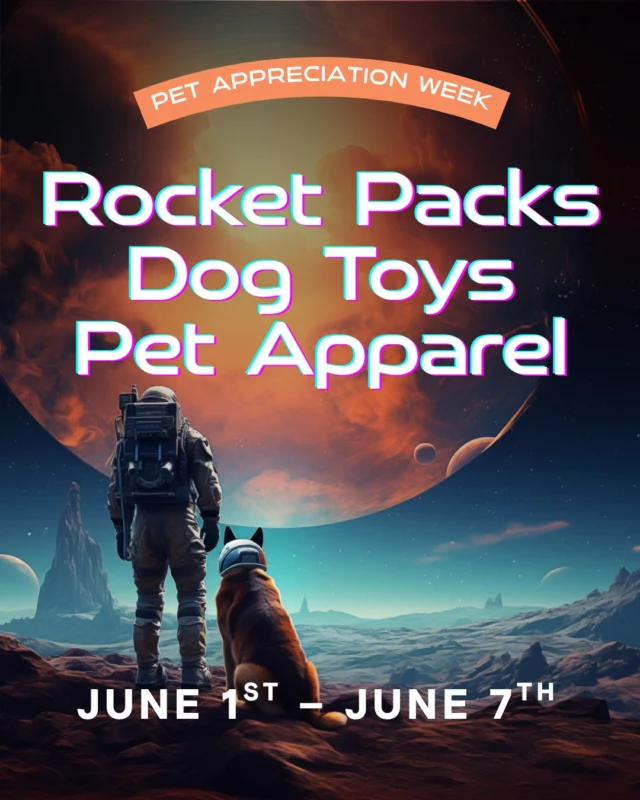 We're showing our appreciation for our furry friends this week. Get your dog some swag and a little something for your pack's next adventure.